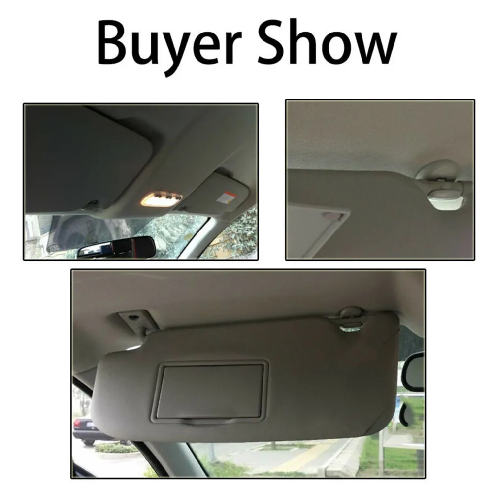 2x Sun Visor Clips Front Left Right For Nissan Micra K12 2003–2010 96409BC402 96409EA00A 96409CG000 Interior Accessories