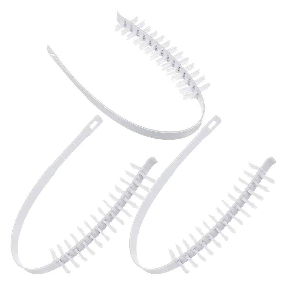 

3pcs White Washer Cleaning Brush for Drum Dirt Removal with Fine Workmanship Versatile Use in Home Appliances