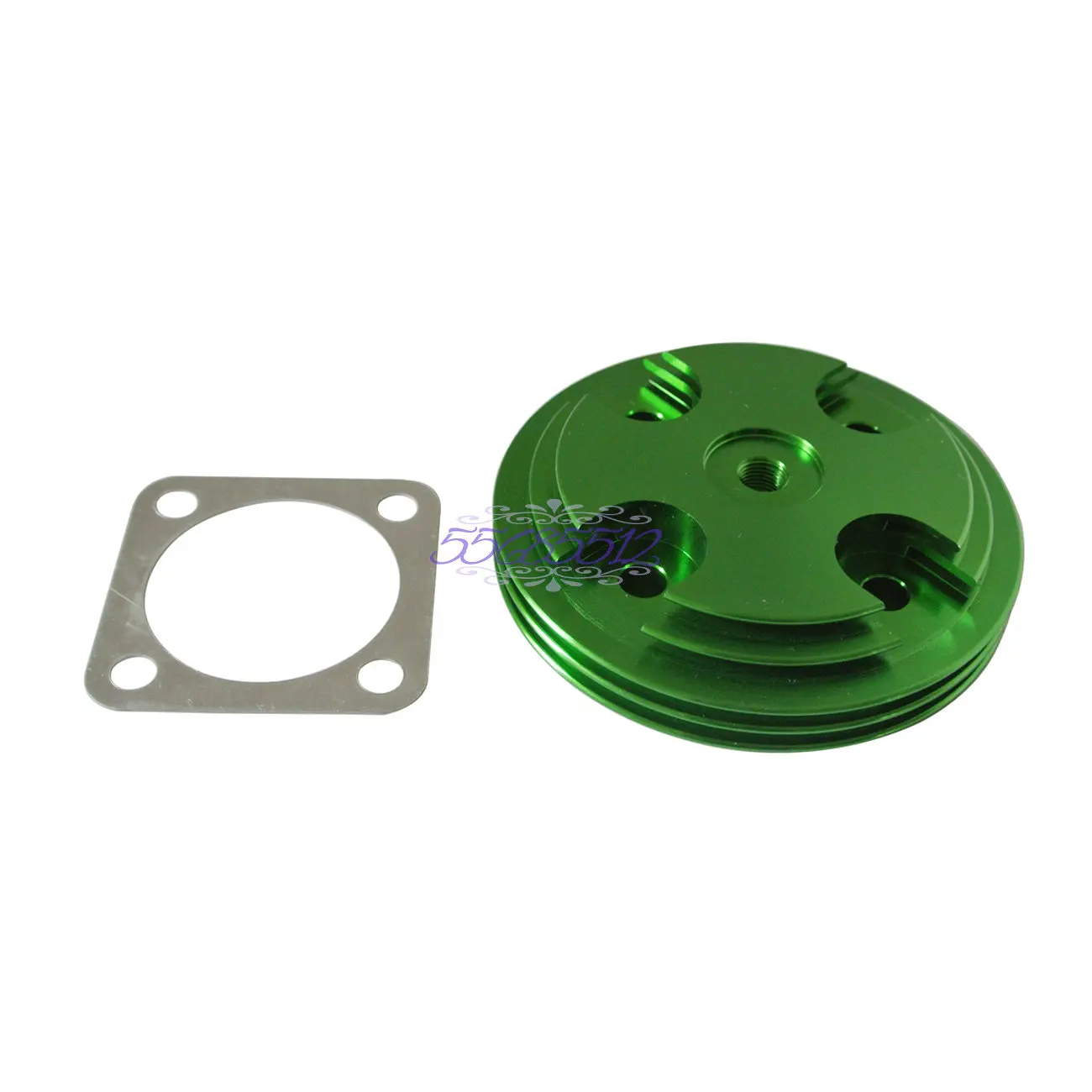 sthus Green Cylinder Head Cover CNC For 66cc 80cc 2- Stroke Engine Motorized Bicycle