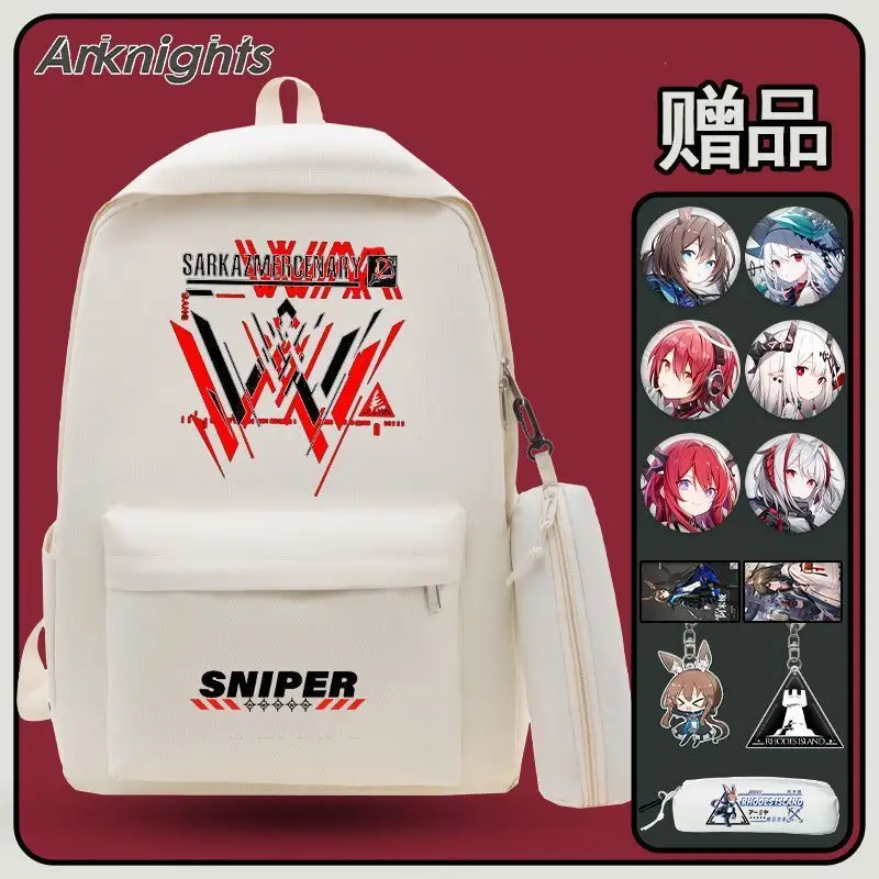 Arknights Anime Backpack Casual Unisex Fashion Versatile Large Capacity School Bag For Students Anime