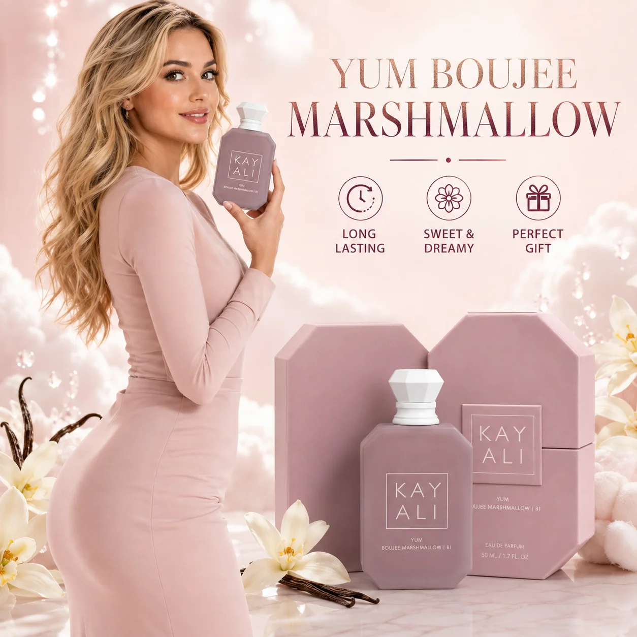Yum Boujee Marshmallow - for Women - 100ml/3.38fl oz
