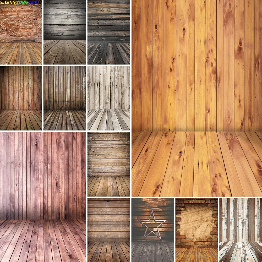 

Wooden Board Photo Backdrop Portrait Art Photo Background Photography Studio Wooden Wall Floor Wallpaper For Shooting