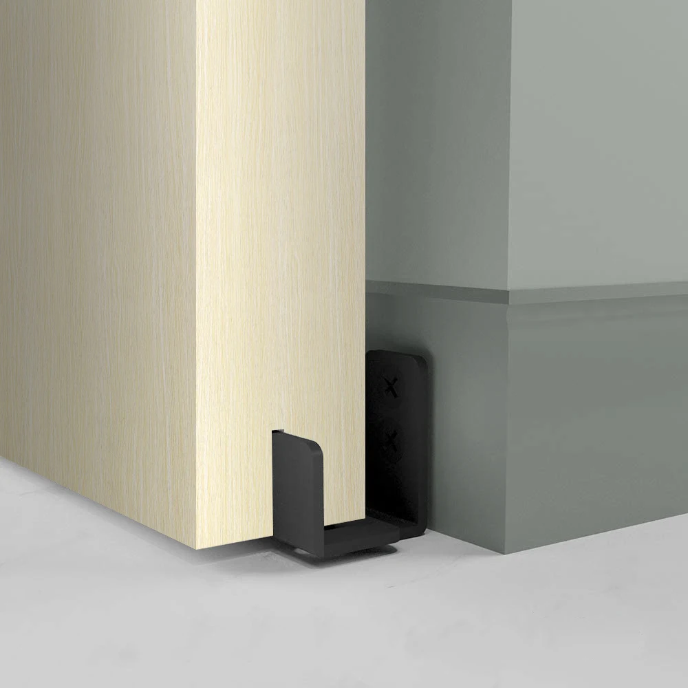 Sliding Barn Door Floor Guide Wall Mounted Adjustable Door Hardware Sliding Door Bottom Guide Stop Swing
