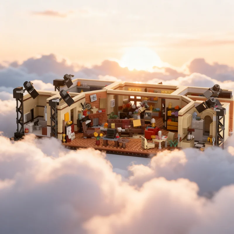 2342 peças MOC Como Conheci Sua Mãe, Apartamento do Ted, Ideias CUUSOO, Blocos de Montar, Brinquedo de Arquitetura, Presentes de Natal, Blocos de Construção para Crianças
