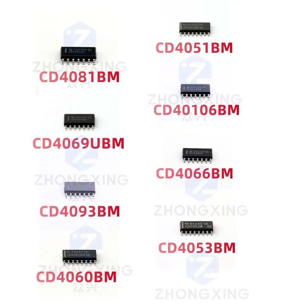 100PCS/LOT TI's popular analog switches, multiplexers, and demultiplexers: offers multiple options for CD405xB CD406xB CD408xB