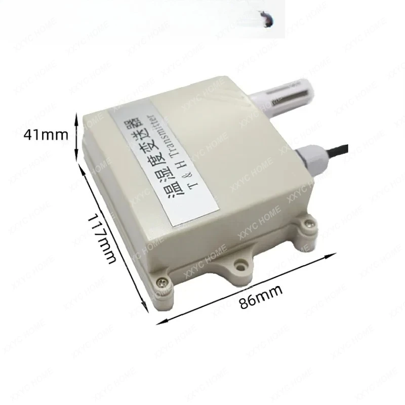 

Wall mounted temperature and humidity meter/transmitter/industrial grade sensing probe detector RS485 module