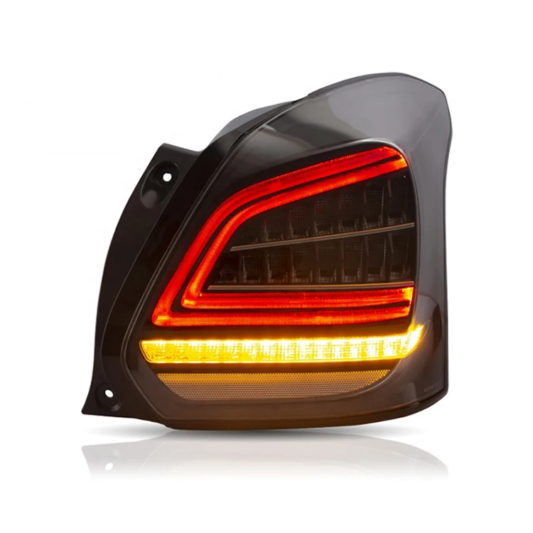 Factory Menufacture SUZUKI Swift Led Tail Lights LED Tail Lamp for 2017-UP with Red and Smoke Colors