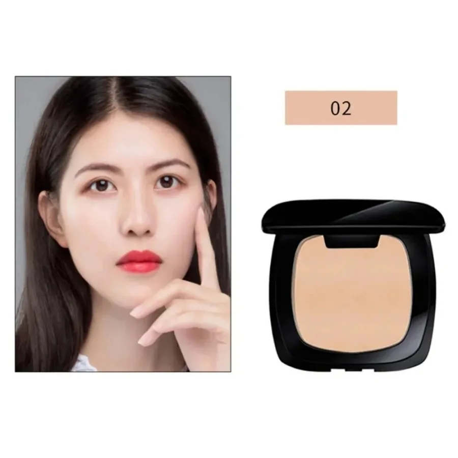 Private Label 2colors Sweat-resistant Concealer Pressed Powder Oil Control Long Lasting Smooth Full Coverage Face Makeup Bulk