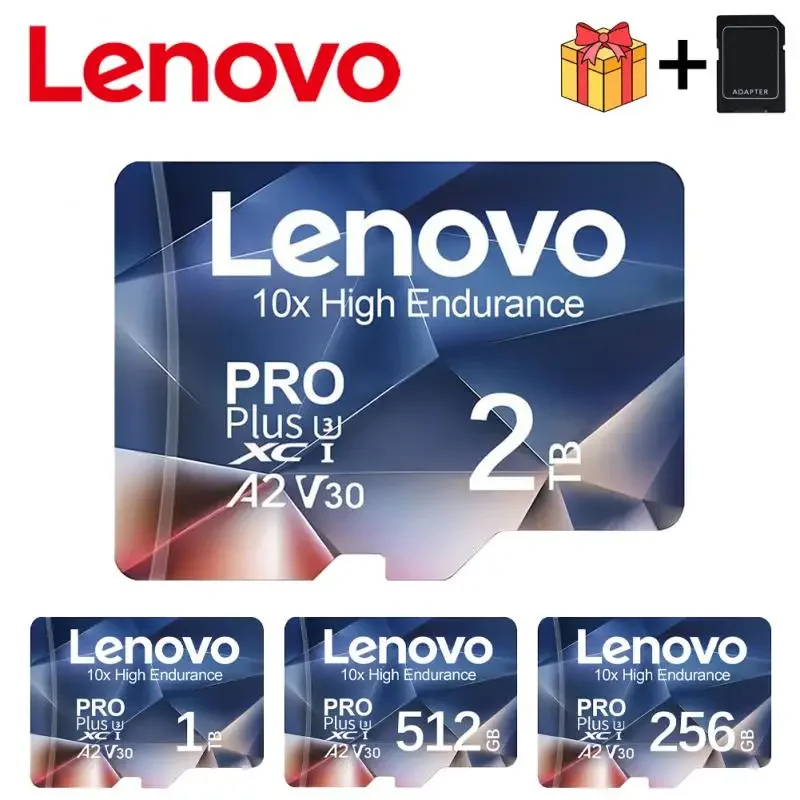 Original Lenovo 1TB Micro Tf SD Card Memory Card TF/SD 128GB 256GB 512GB Mini Memory Card Class10 For Camera/Phone 2023 NEW