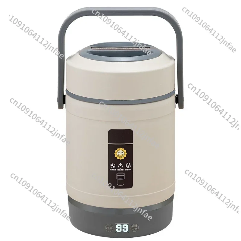 

Insulated Double-Layer Lunch Box for Office Workers, Portable Stainless Steel Food Container, 304 Food Grade