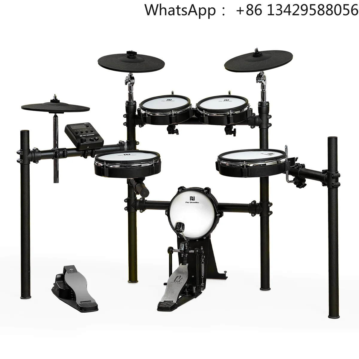 PDX580 High Quality Electronic Drum Set Factory Direct Mesh and Silicone Percussion Instrument with Specific Features