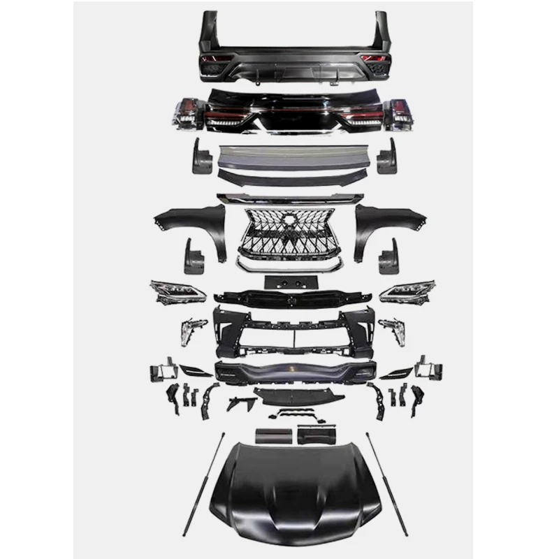 

2008-2015 for Lexus LX Car Bumpers Upgrade New Style to Match 2018 for Lexus LX Vehicle