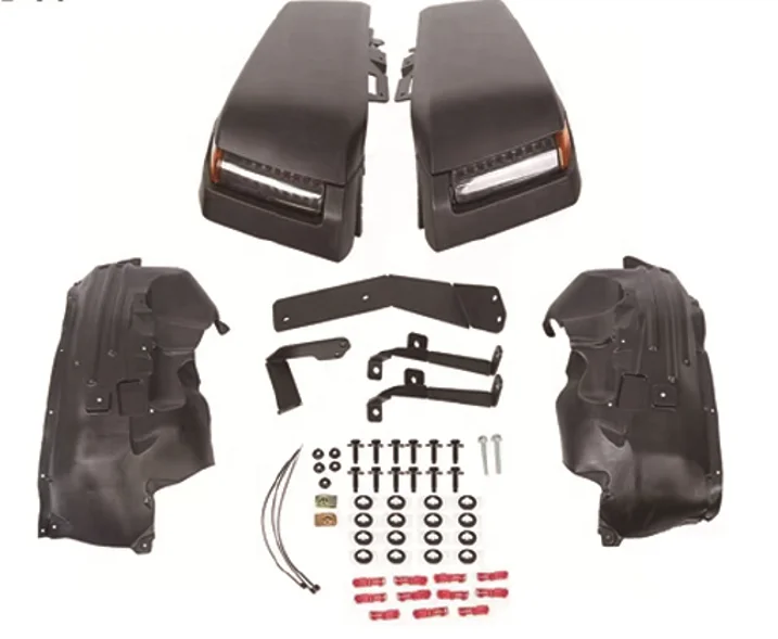 ABS High Top Rear Fender Flares Eyebrow for Wrangle for JK changed to JL high position wheel eyebrow refit adapt