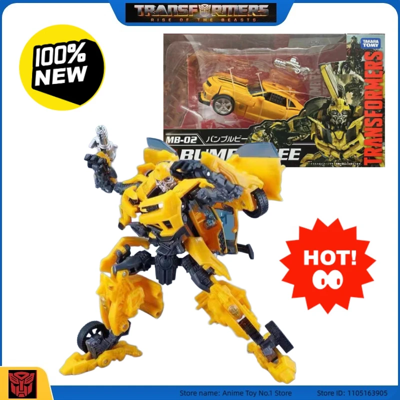 Modelo de robô de transformação original MB-02 bumblebee anime ação popular favoritos figura deformação optimus prime brinquedos