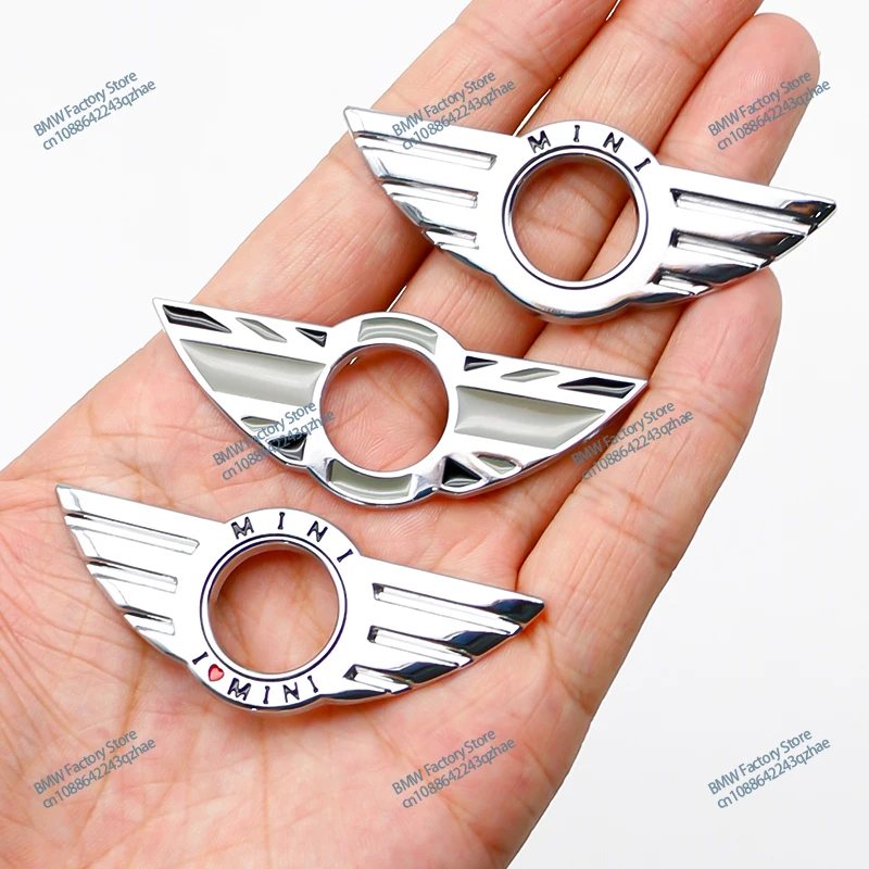 Car Auto Accessories Door Pin Lock Wing Emblem Badge Stickers For Mini Cooper S Countryman R56 R50 R53 F56 F55 R60 R57 R55 R61