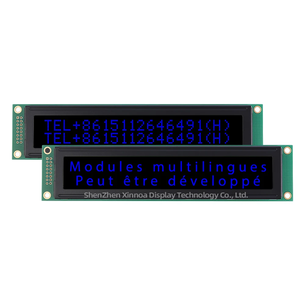 Wyposażony w podświetleniu LED i wbudowanym modułem LCD DFSTN Black Film Ice Blue Letters European 2002K-2 Character LCD Module