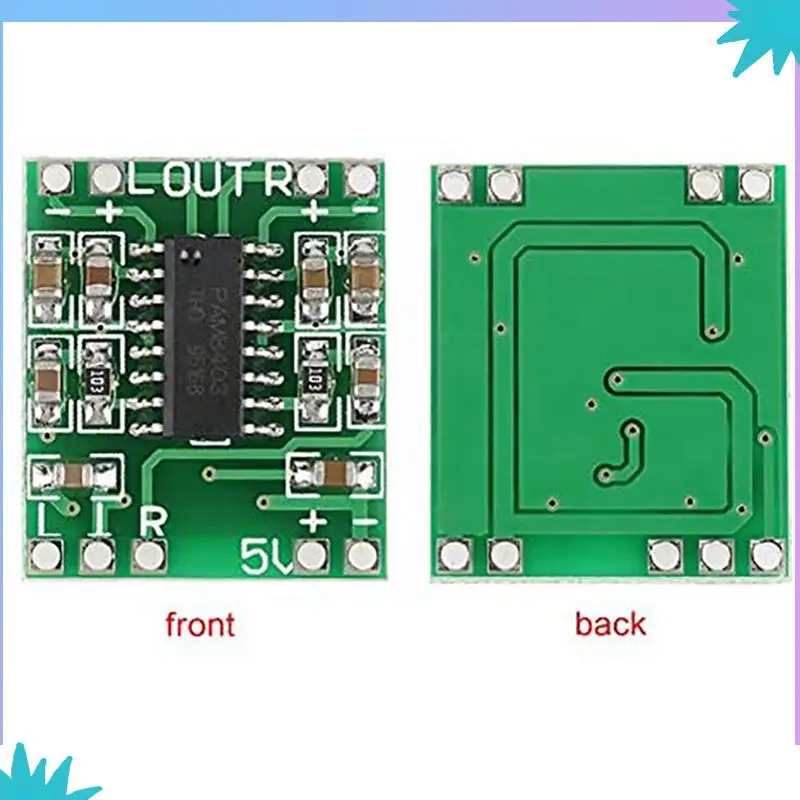 ABZW 15 sztuk cyfrowa płyta wzmacniacza mocy, 2X3W typ D PAM8403 moduł Audio DC 5V cyfrowy moduł płytki wzmacniacza audio