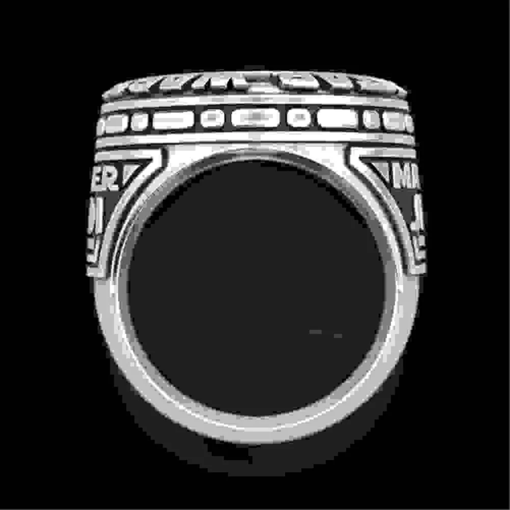 Fashionable and Popular Exquisite Simple Retro Domineering Master Warrior Ring Men\'s Niche Party Jewelry Accessories