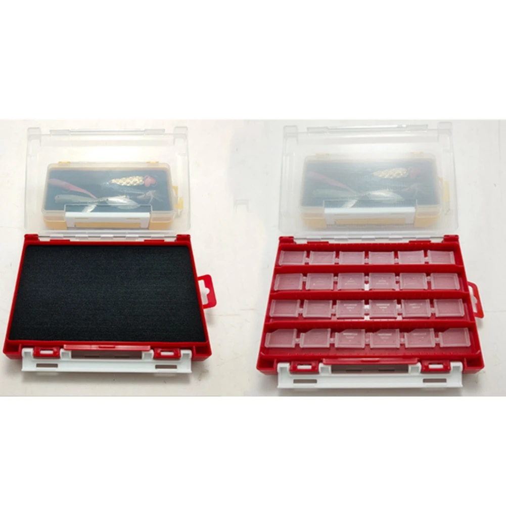 

Luya Box Fishing Double-Sided Lead Hook Fake Bait Box Soft Bait Set B