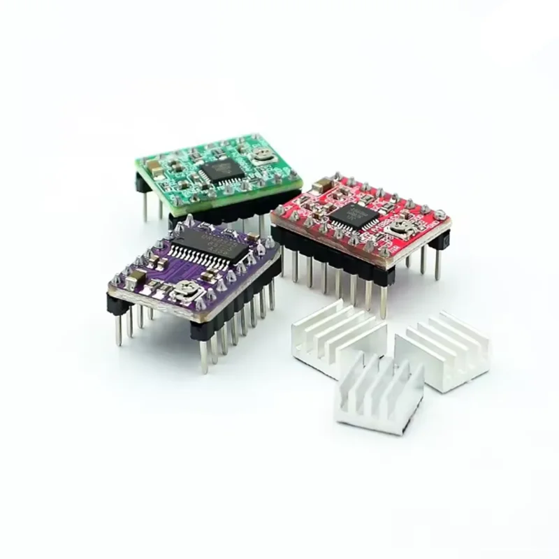 3D Printer Parts StepStick A4988 DRV8825 Stepper Motor Driver With Heat sink Carrier Reprap RAMPS 1.4