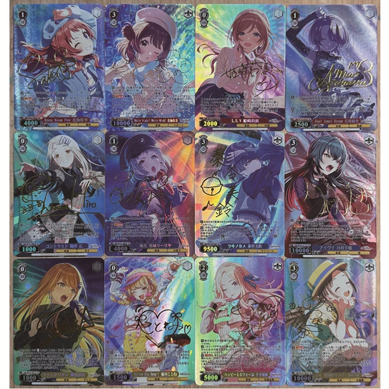 Anime Goddess Story Diy Homemade Flash Cards Inoue Orihime Hoshii Miki Collectible Cards Christmas Birthday Gift Children's Toys