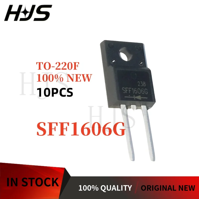 10PCS 1005 NEW SFF1004G SFF1005G SFF1006G SFF1008G SFF1606G SFF1004 SFF1005 SFF1006 SFF1008 SFF1606 TO-220F Fast Recovery Diode
