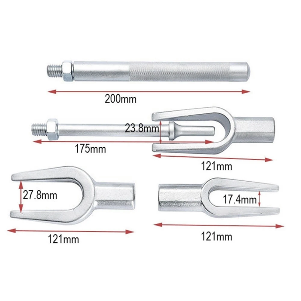 5pcs New Fork Type Pry Bar Tool Ball Joint Remover Fork Ball Joint Separator 45# Steel