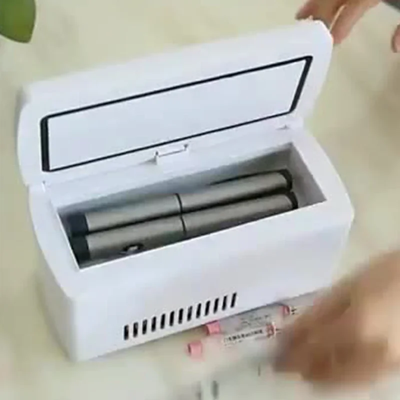Keepin – boîte de refroidissement à insuline 2021 mAh, nouveau modèle mis à niveau, Mini refroidisseur d'incoolémie Portable, avec batterie intégrée, boîte de stockage froide, 10400
