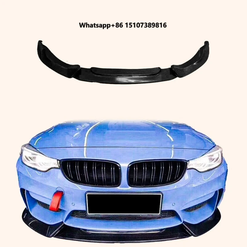 For 4 Series 14-20 F32 F33 F36 (AN Only) Carbon VR Style Front Bumper Lip