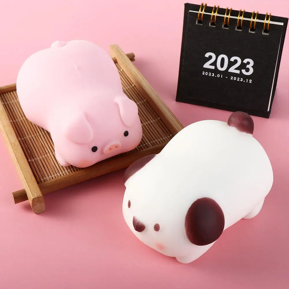 Langzaam rebound Knijpvarken Hond Comfortabel aanvoelend Flexibel materiaal Langzaam rebound Stijgend dier Varken/hond Grappig stressventilatiespeelgoed