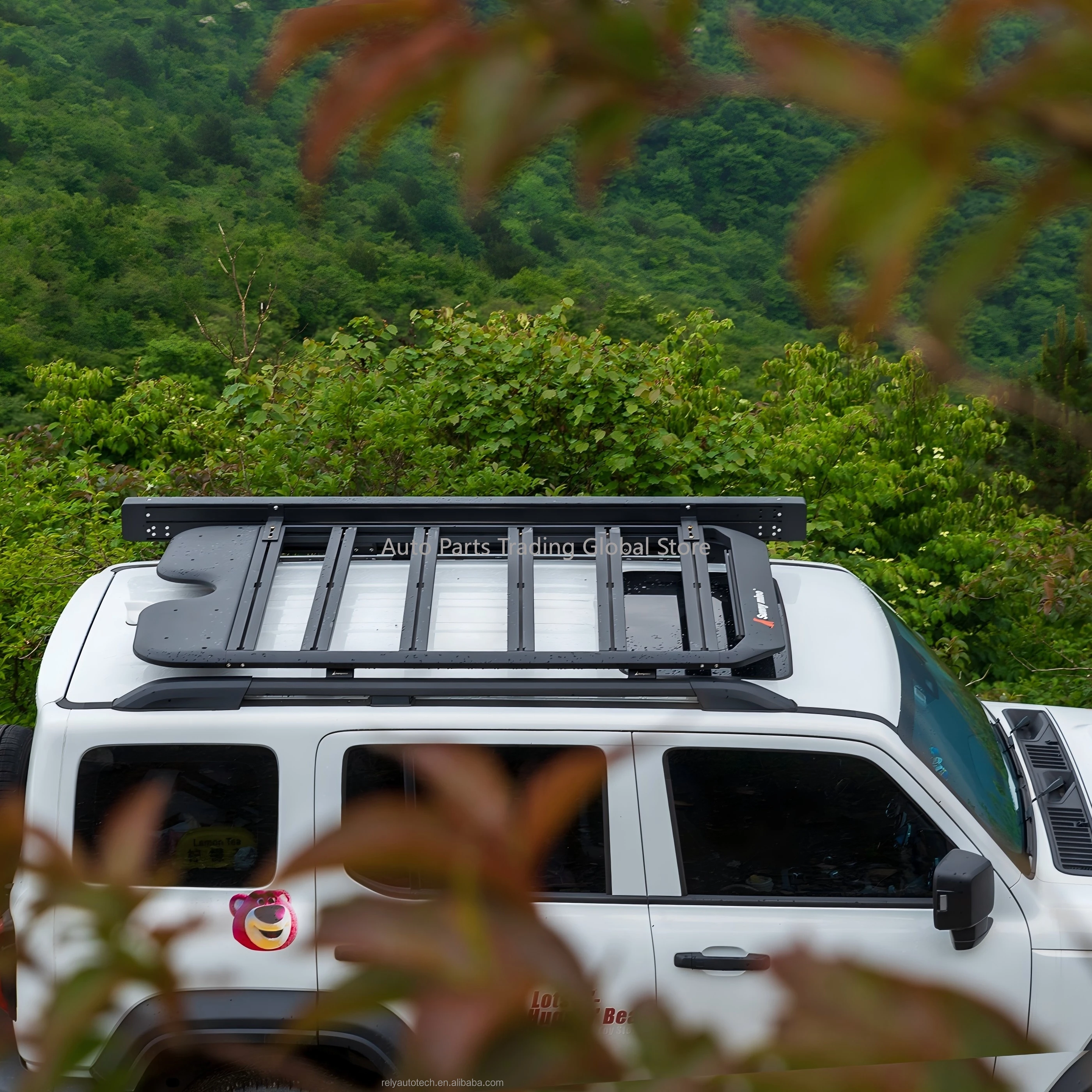 New Aluminum Alloy Roof Rack Multifunctional Expansion Platform Crossbar Special Car Luggage Rack For SUVs ORV