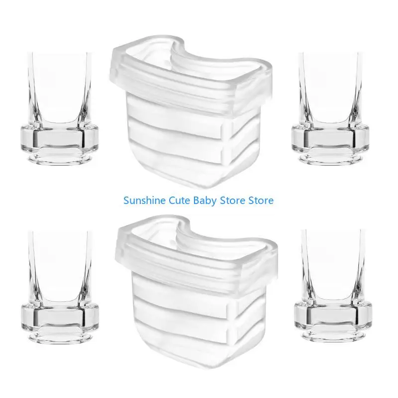ملحقات مضخة الثدي المصنوعة من السيليكون C5AF، ملحقات مضخة الثدي السيليكونية المريحة التي يمكن ارتداؤها