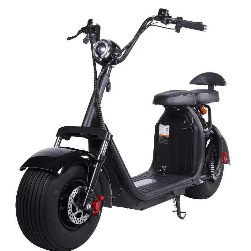 1000W 60V Citycoco Electric Scooter Streetbikes 2 Wheels Electric Motorcycle 250kg Load LED Display Disk