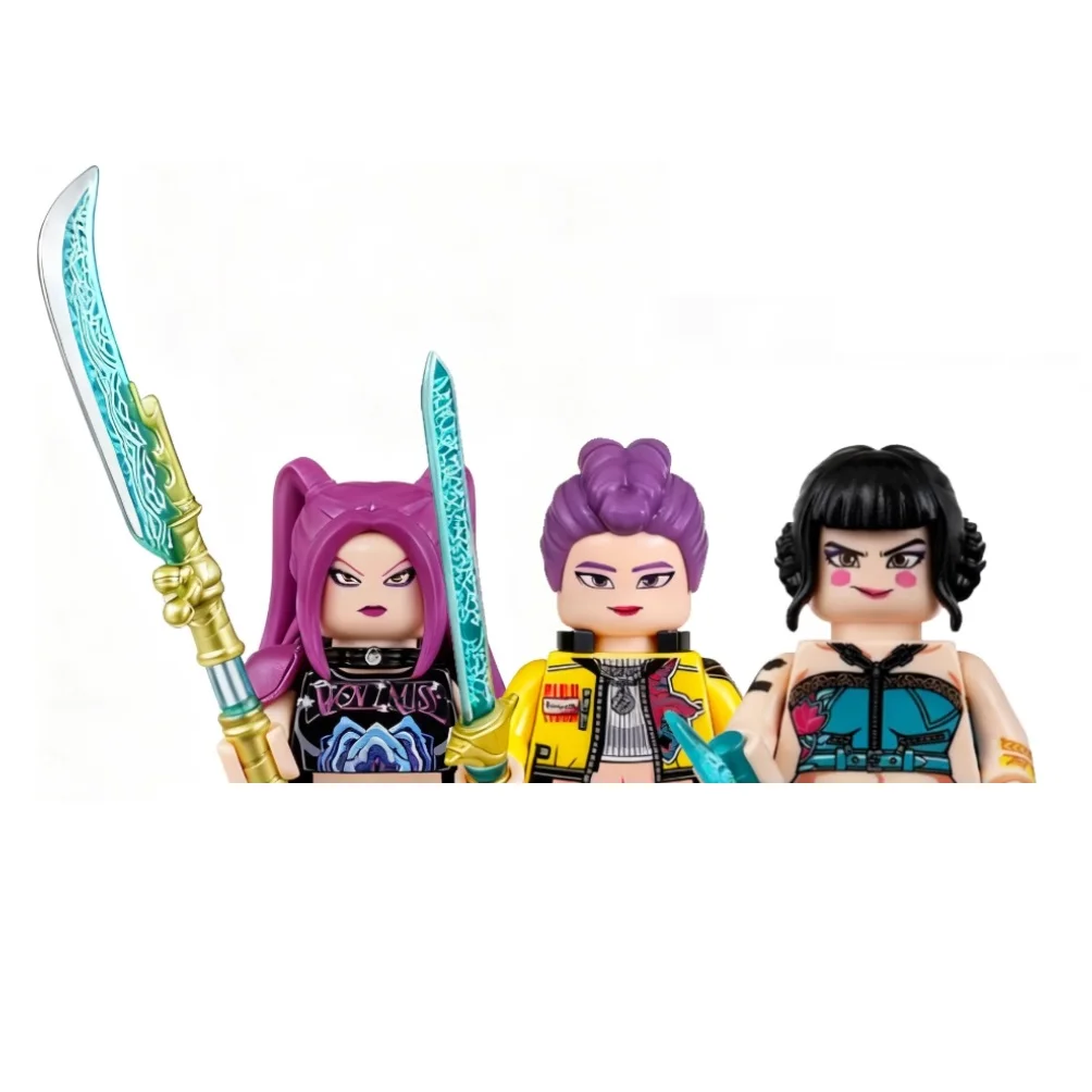 Nouveau WM6228 Kpop chasseur de démons blocs de construction Mira Mini figurine jouets