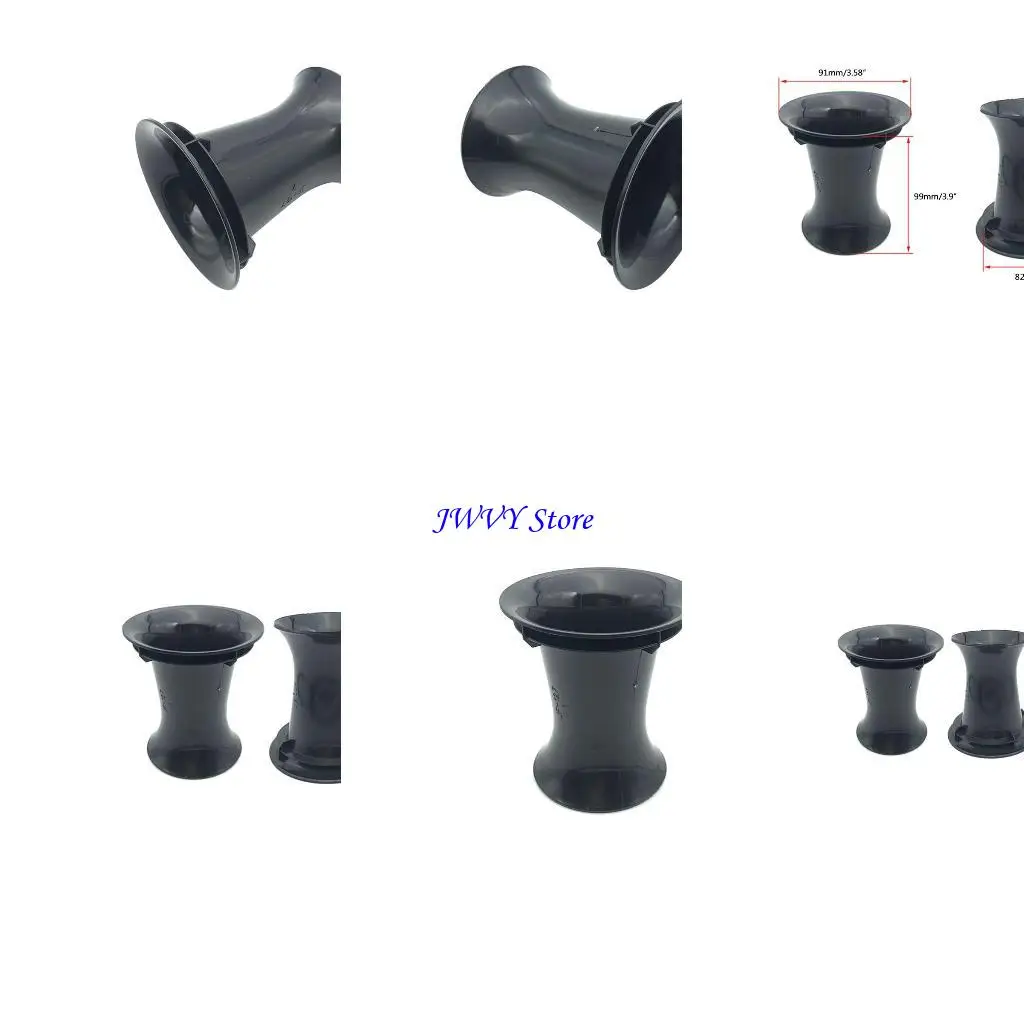 573A Speaker Port Tube Subwoofer Bass for Reflex Plastic Air Port Tube Vent 99x82mm 2