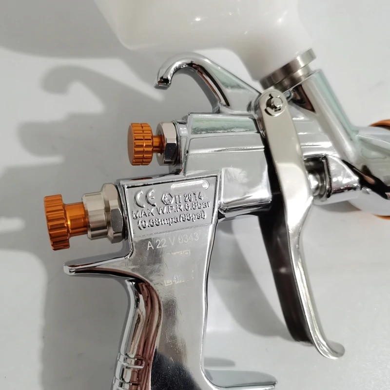 Taiwan avalon pistola 400x dupla capa 1.4mm bico sobre o pote tipo de gravidade alta atomização
