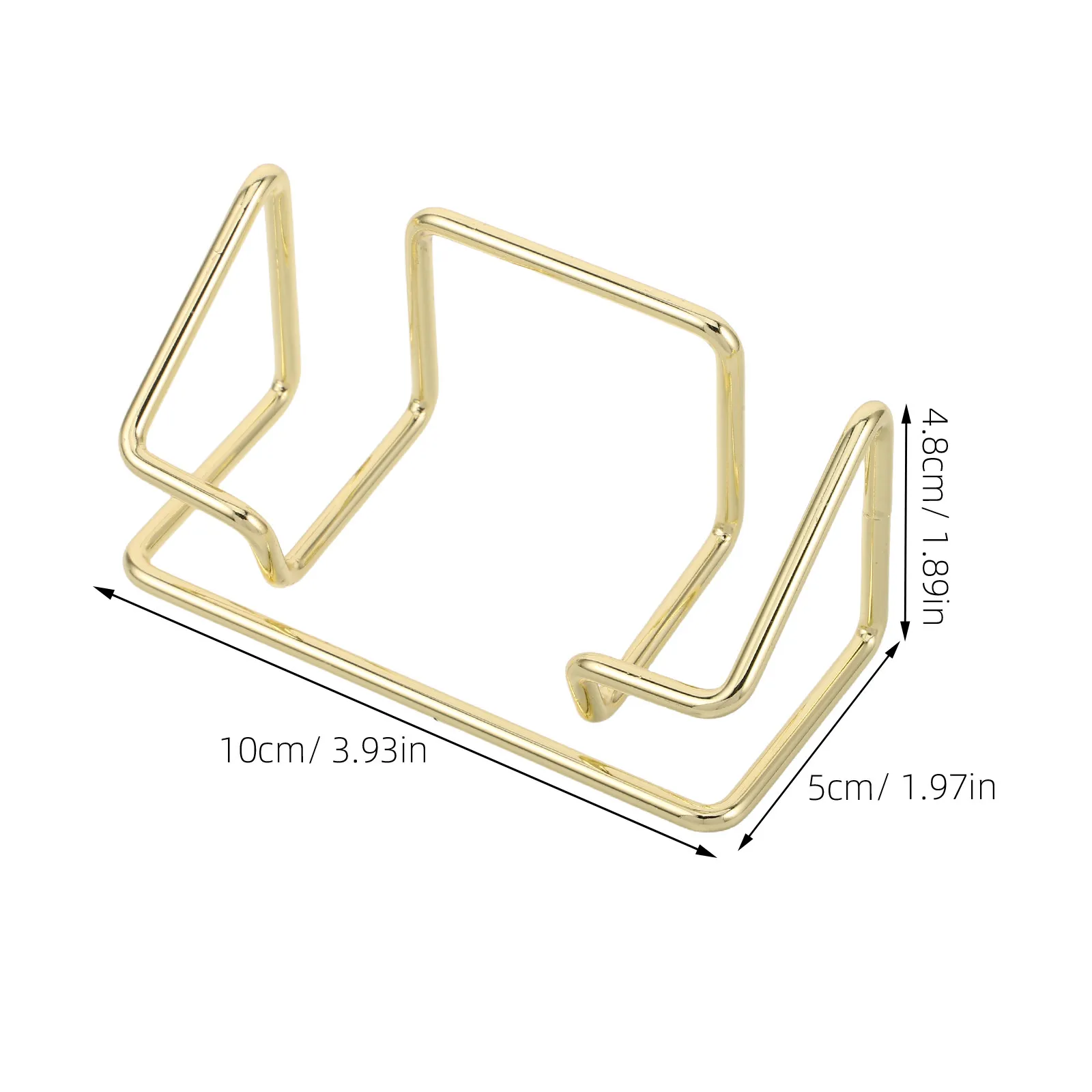 Desktop Business Card Holder Iron Minimalist Design Large Capacity Organizer for Office Desk Home Workspace Photo Cards