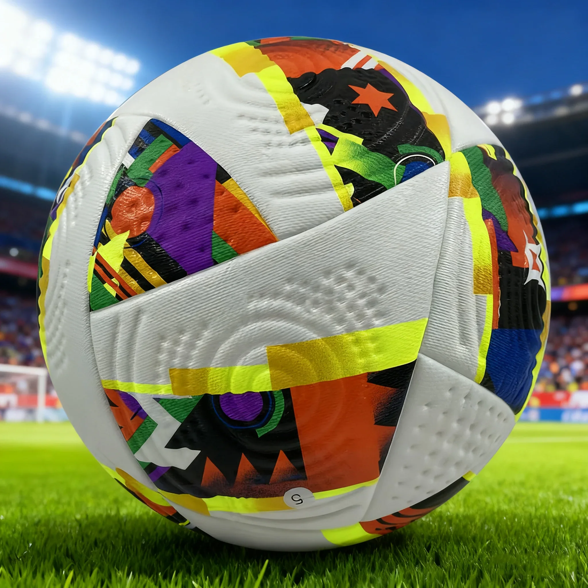 

Size 5 Standard Soccer Ball High Quality PU Material Professional Outdoors Sports Match Training Balls Durable Seamless Football