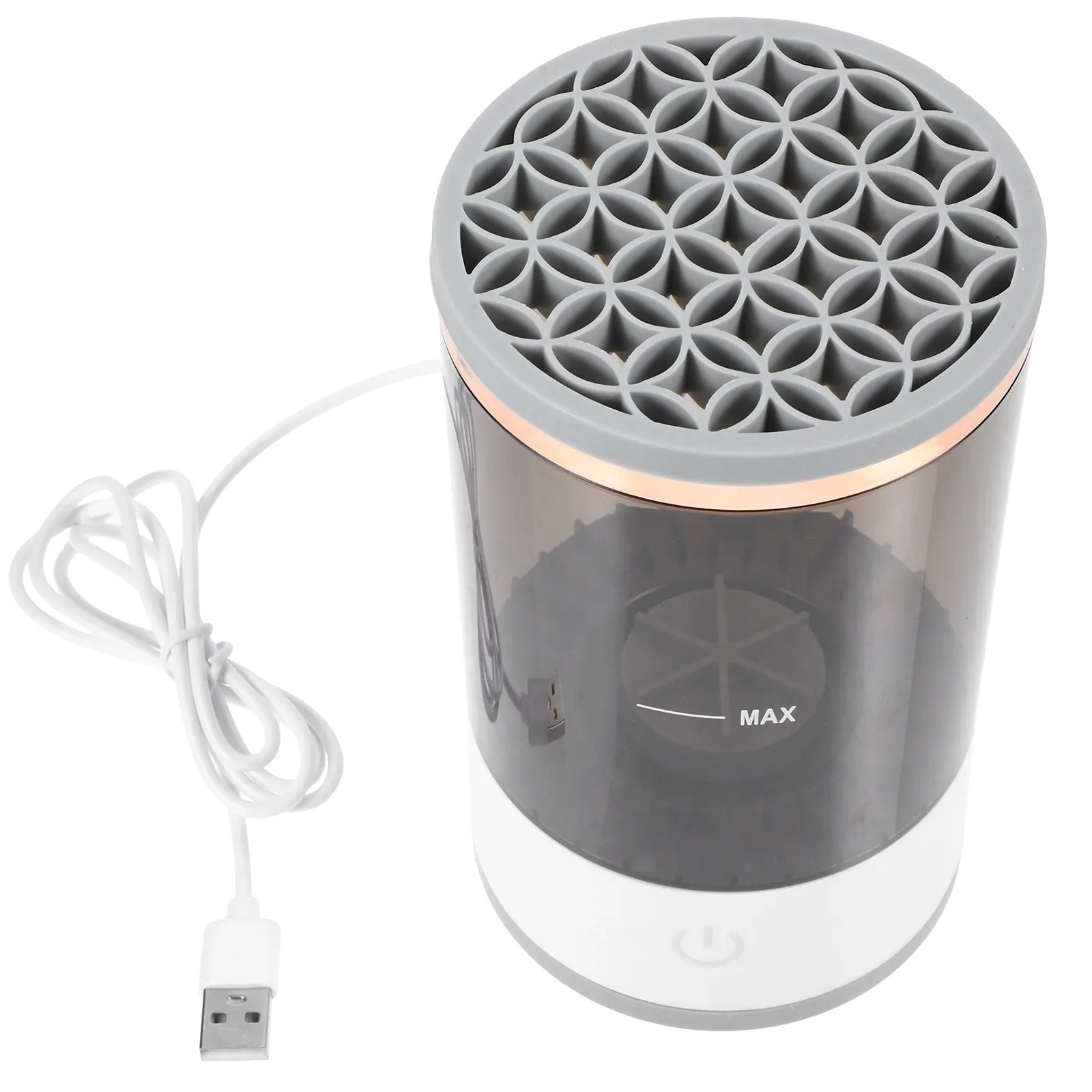 Electric Makeup Brush Cleaner with Auto Rotation USB Charging Quick Dry Function for Efficient Brush Sanitizing Tool