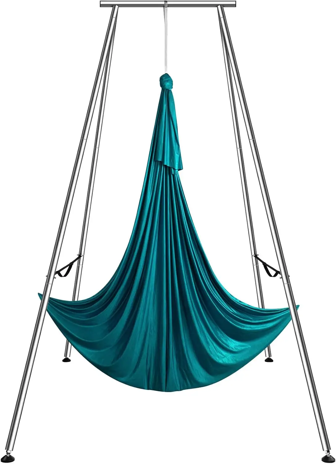 Yoga Swing Stand & Hammock, 9.67 ft Tall, Professional Aerial Yoga Setup with 6.6 Yards Swing, Supports Up to 551.15 lbs, Ideal