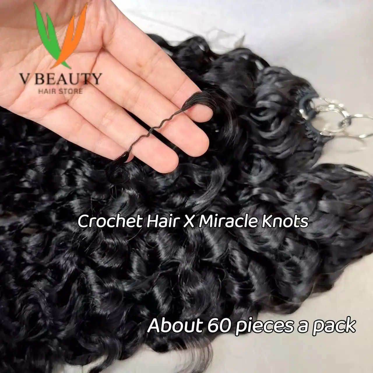

Волосы для плетения косичек Feathered Crochet Human Hair Miracle Knots: прямые и кудрявые, предварительно разделенные, для женщин