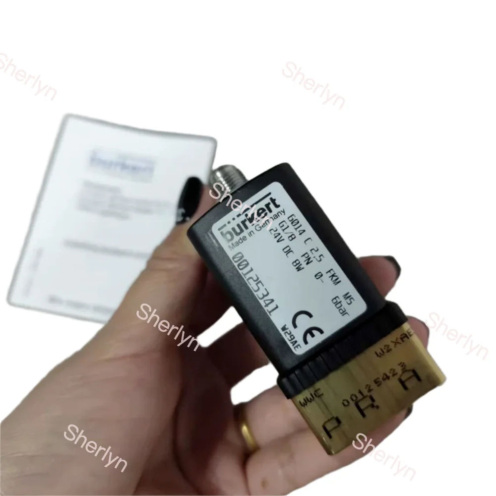 Burkert Solenoid Valve 00125341 6014 C Normally Closed G1/8 00125340 00125342  Flow Hole 2.5