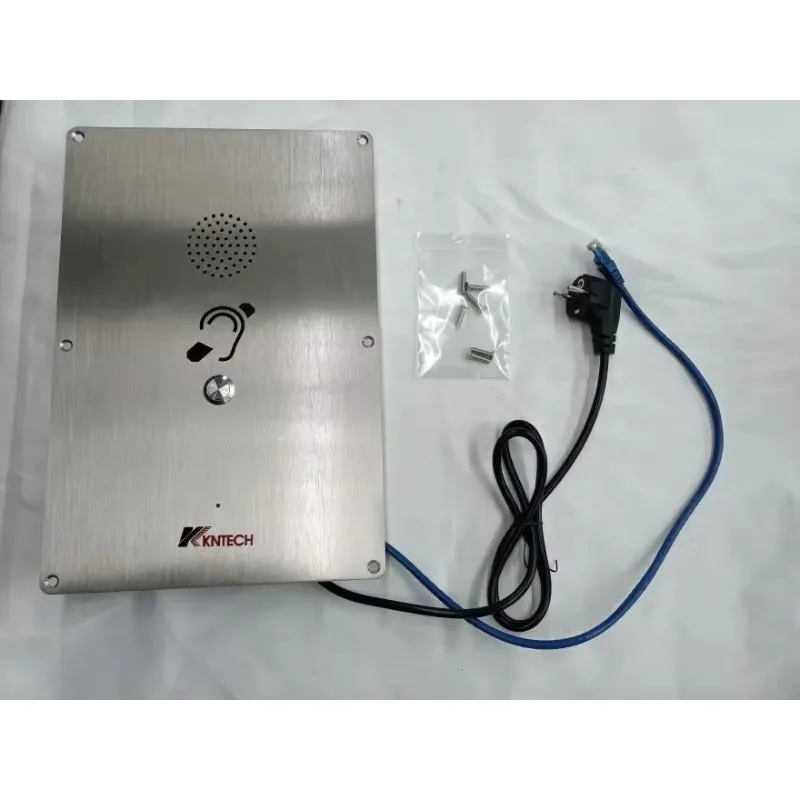 2025/Industrial telephone Elevator phone handsfree POE KNZD-09 VOIP KNTECH SUS 304 Waterproof intercoms SOS Induction Loop