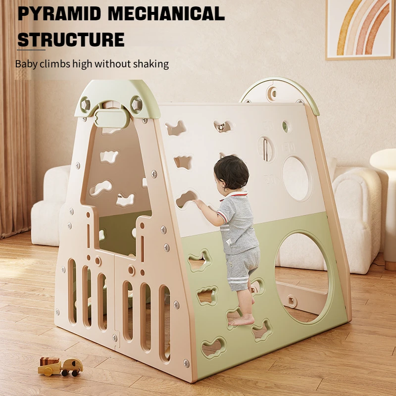 Multifunctional Children's Indoor Slide Baby Swing Combination Toy Home Small Park Playhouse Climbing Frame For Kids