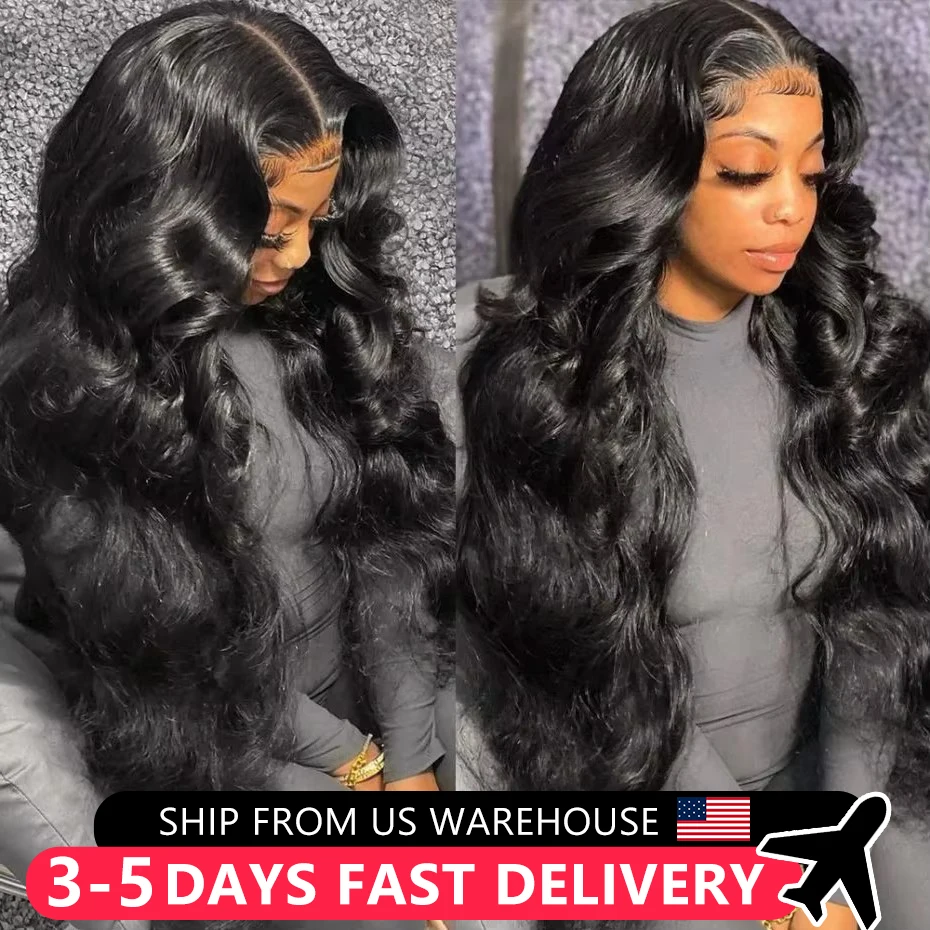 4x4 Lace Closure Wigs For Women Glueless 13x4 13x6 Wig Body Wave HD Transparent Lace Front Wig Human Hair Brazilian Pre Plucked