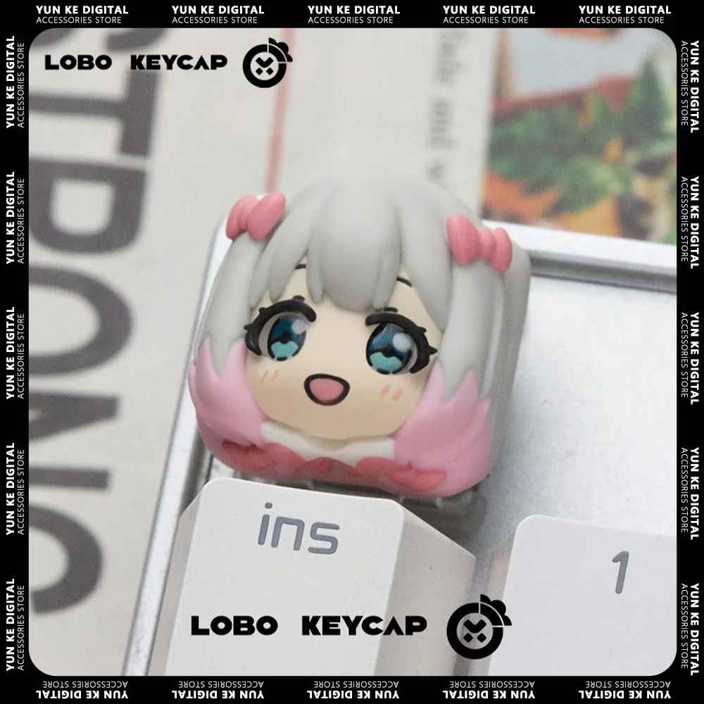 Izumi Sagiri Keycap Hand-made Resin Cute Keycap Mechanical Keyboard Keycaps Customized Gamer Gaming Accessories Gifts