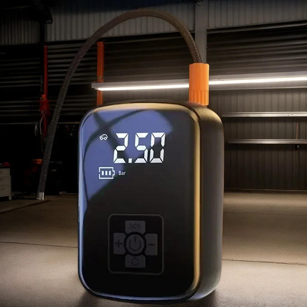 

Wireless Electric Air Compressor – Portable Tire Inflator for Cars, Motorcycles, Bicycles, Boats & Inflatable Balls (Auto Pump)