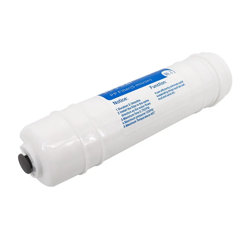 Universal Quick Connect 1um Pp Cotton/UDF Filter Cartridge Filtration وإزالة الروائح الكريهة لتنقية المياه