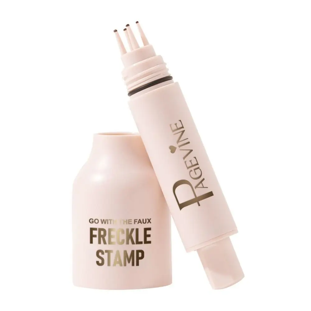 Waterproof Faux Freckle Stamp Fast-drying Smudge-proof Freckle Makeup Pencil Long Lasting Natural 5-Point Freckle Stamp