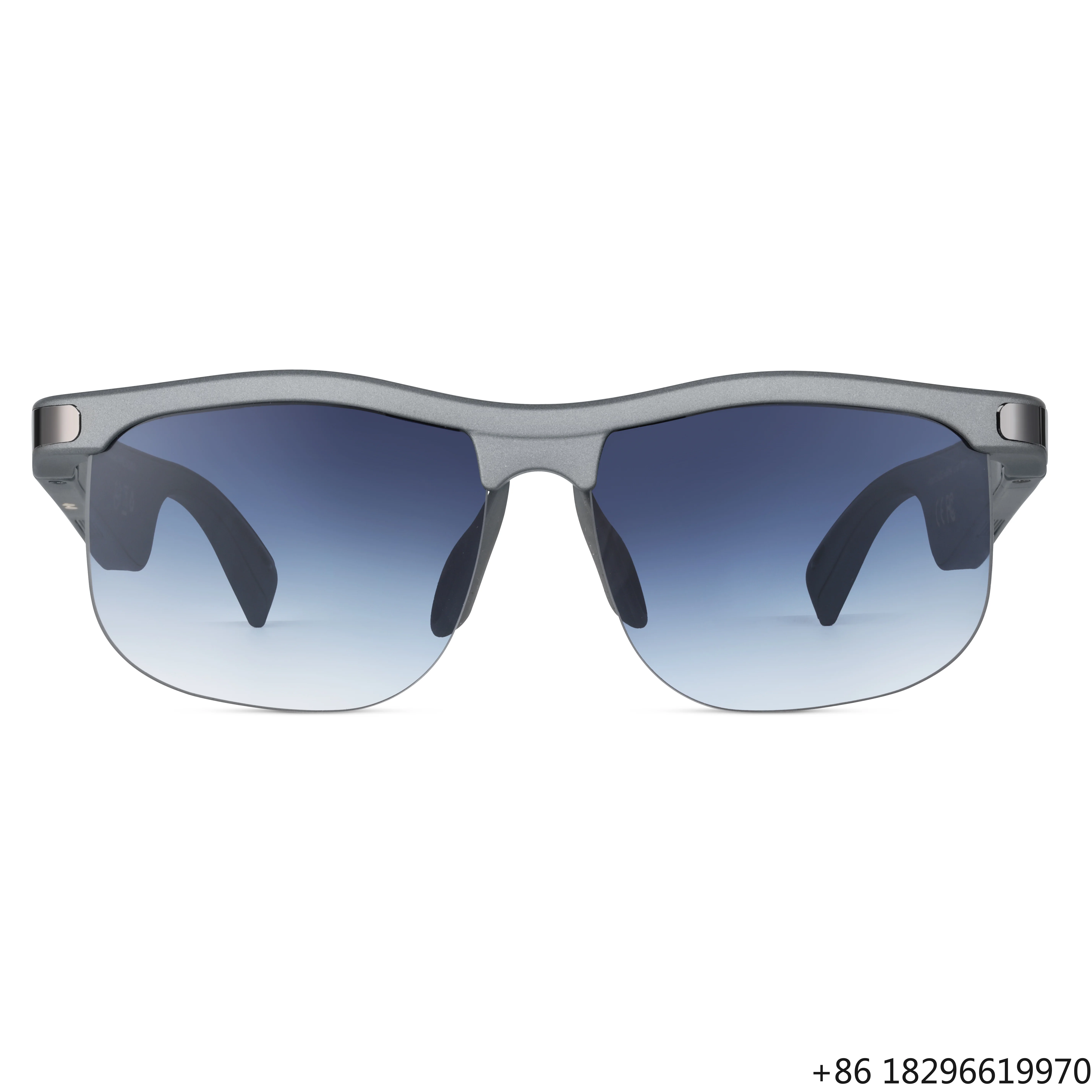 Ergonomic AI Translation Smart Glasses Built In  Bluetooth Wireless Voice Recording Outdoor Sunglasses